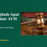 Vazife malullüğünde ispat yüküne dair AYM kararı: Mahkeme “Sen İspatla” Deyip Davayı Reddedemez!