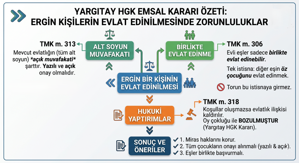 erginlerin evlat edinilmesi şartları şeması